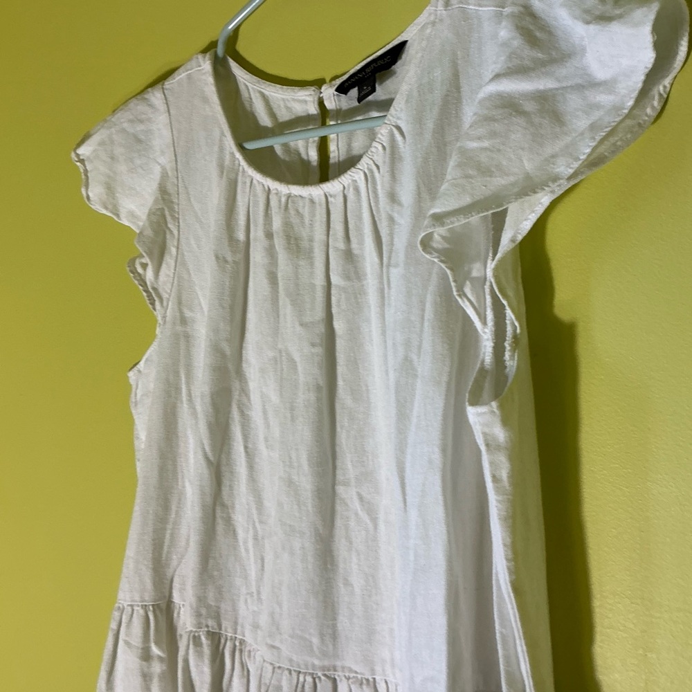 Banana Republic Linen Blend Drop Waist Dress